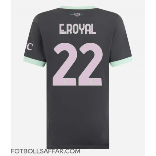 AC Milan Emerson Royal #22 Tredjeställ Dam 2024-25 Kortärmad